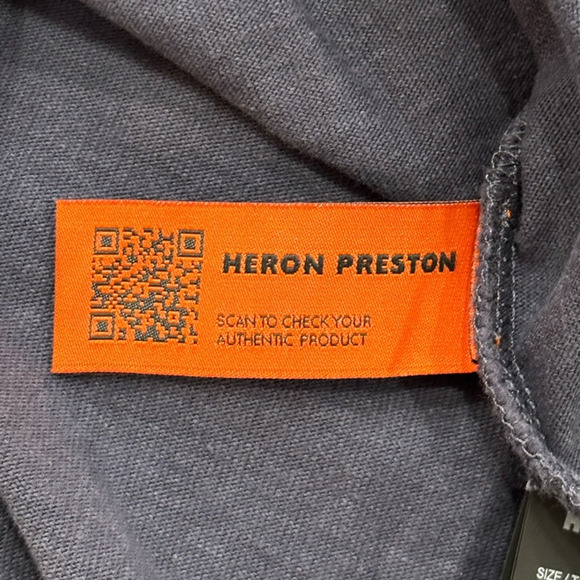Heron Preston Periodic Tables T-Shirt 'Blue/Orange' Oversized XS - Picture 5 of 7